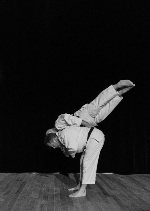 <p>Koen Vermeule en Ruud van Zwieten, Ju No Kata demonstratie</p>
